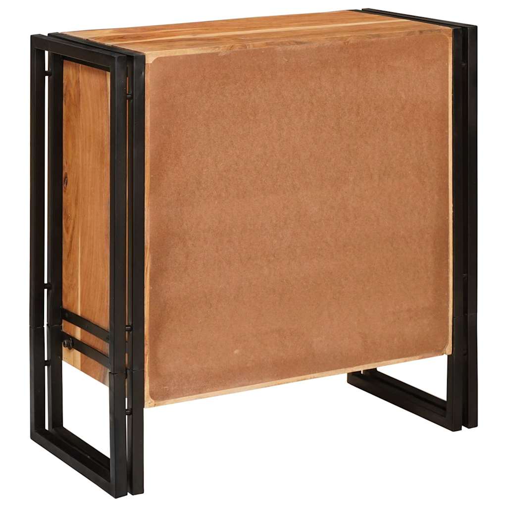 Sideboard Braun 66 x 33 x 70 cm Akazie Massivholz